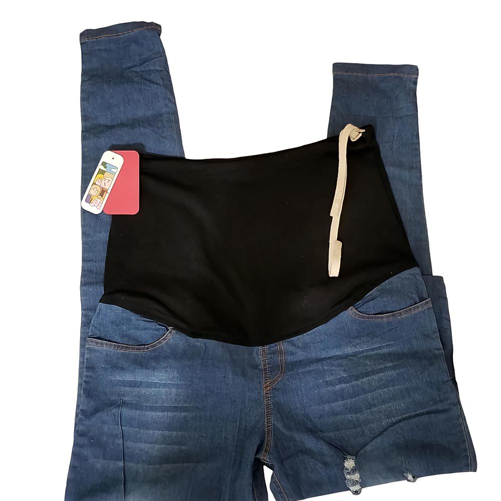 BRAND NEW lightweight Maternity jeans distressed Patpat medium